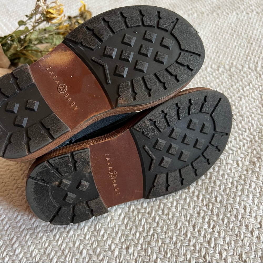 Zara Suede Charcoal Grey Ankle Chelsea Boots - Picture 5 of 7